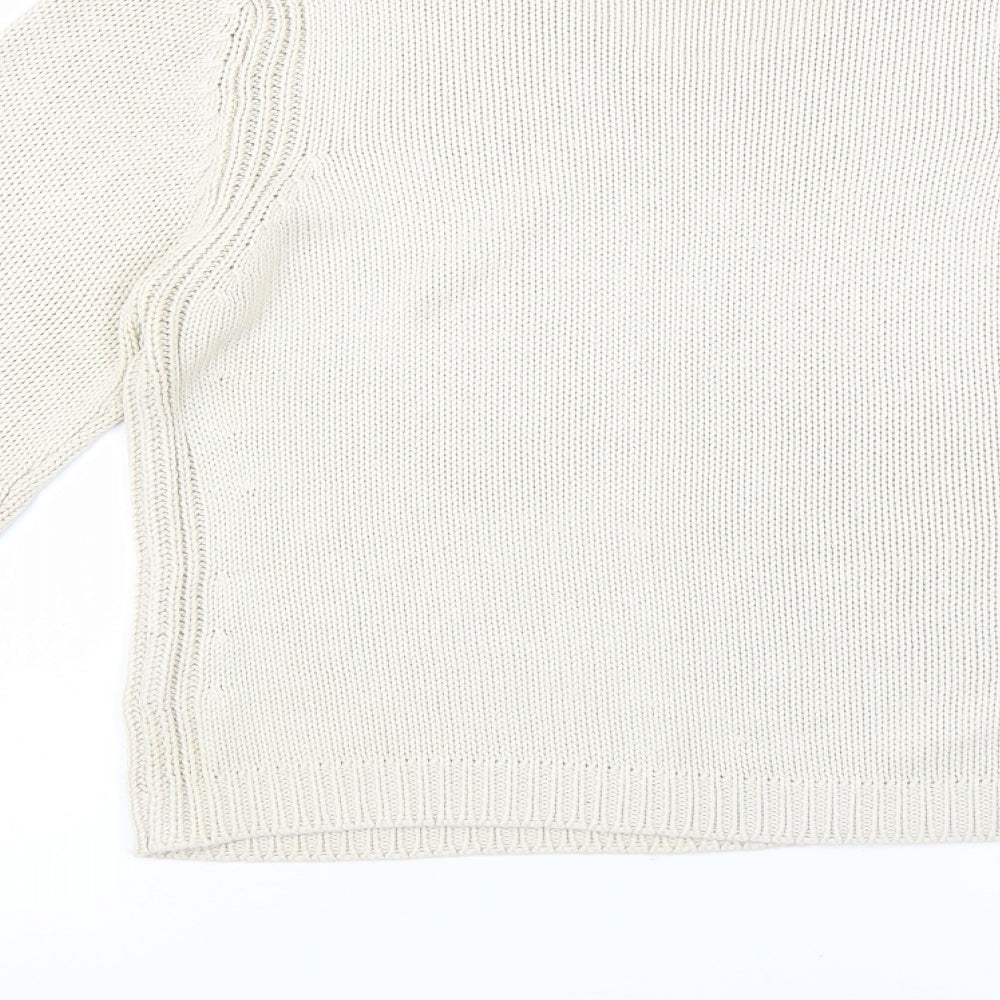 Womens UK Size 14 Internacionale Beige Pullover Jumper