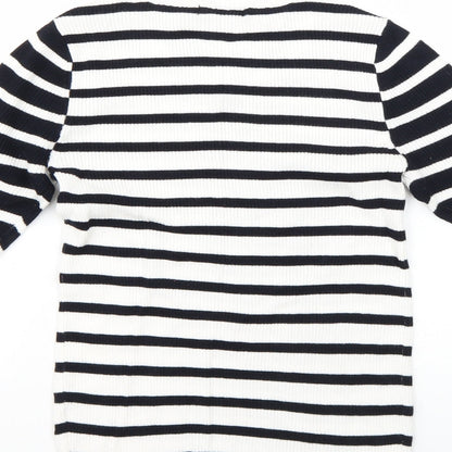 TU Womens Multicoloured Striped  Tunic Jumper Size 12