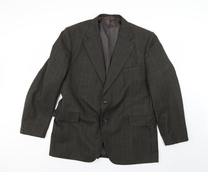Mens UK Size  Preworn Regular Green Suit Jacket
