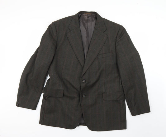 Mens UK Size  Preworn Regular Green Suit Jacket