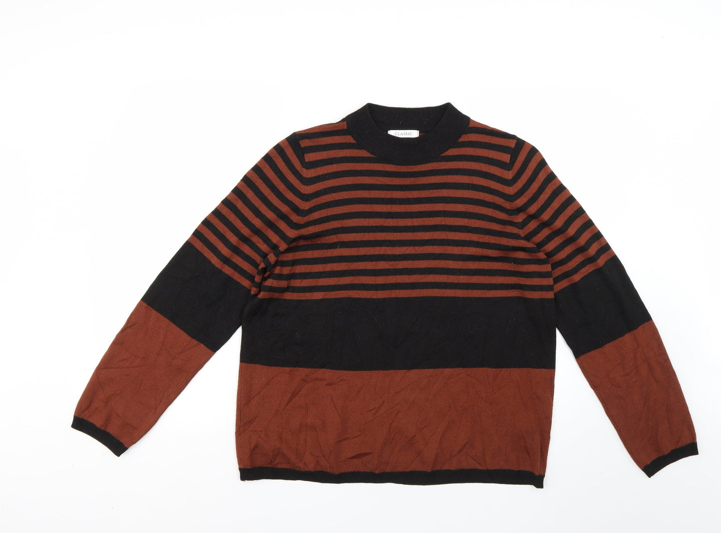 Womens UK Size 16 marks Brown Pullover Jumper