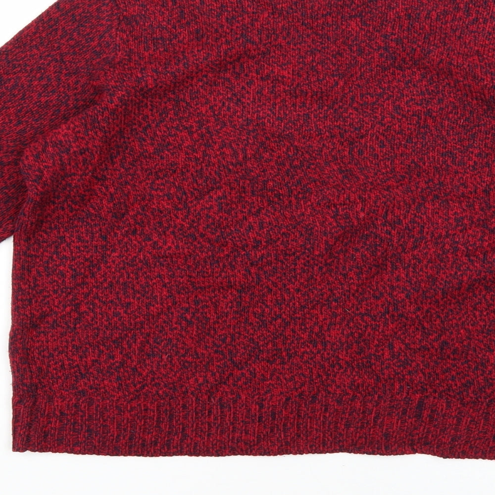 Womens UK Size M H&M Red Pullover Jumper