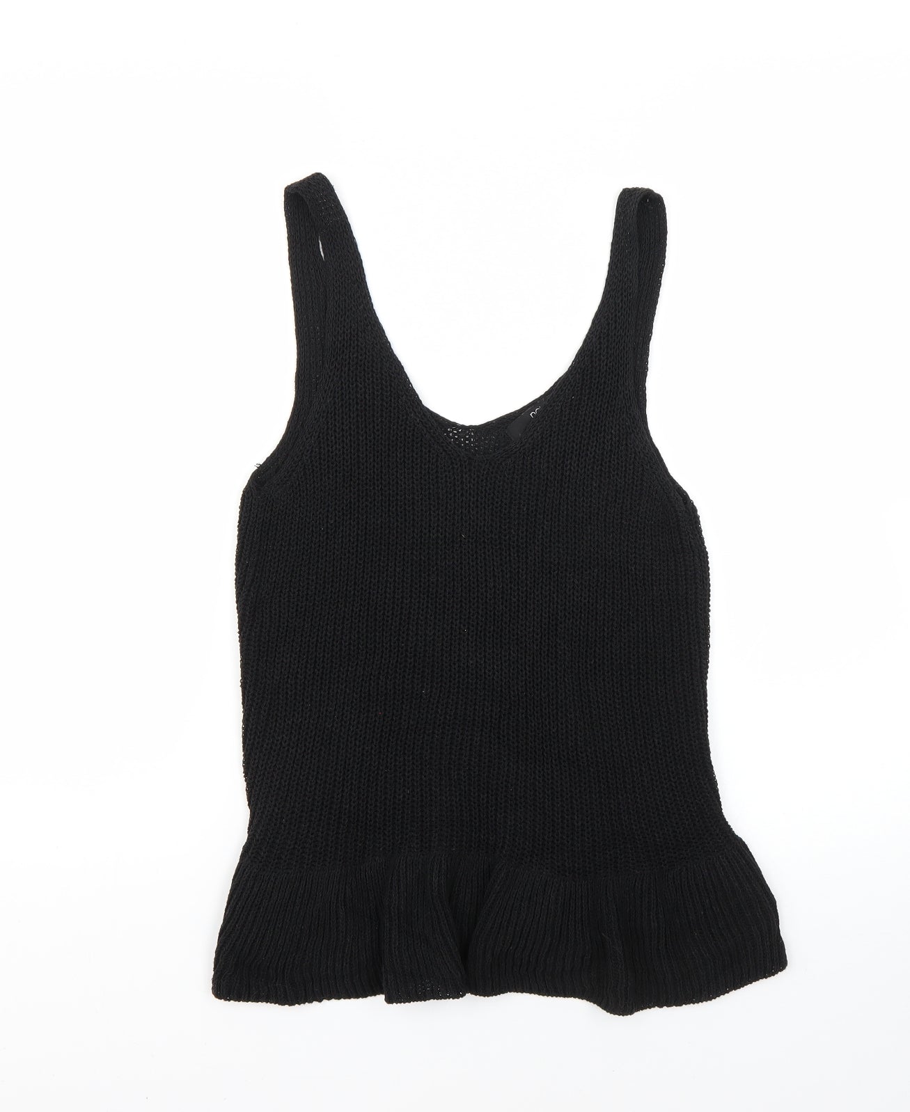 Womens UK Size 8 NEXT Black Basic T-Shirt
