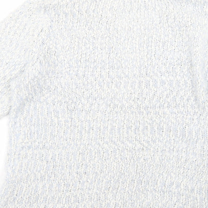 Womens UK Size L Peacocks Blue Pullover Jumper