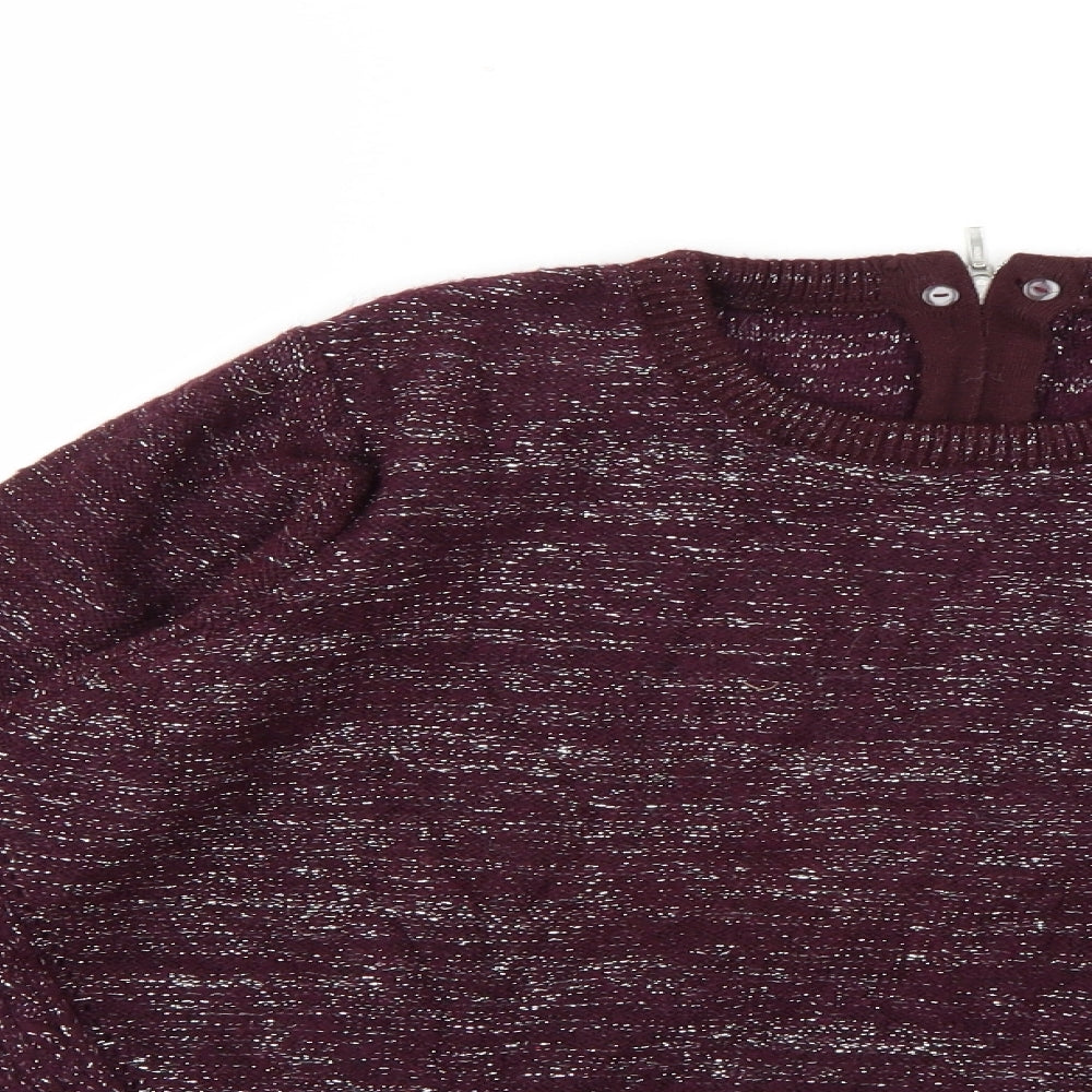 Anthology Womens Purple   Pullover Jumper Size 12