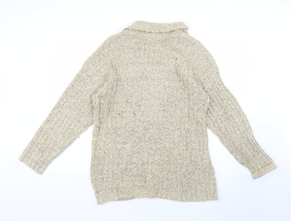 Womens UK Size M zingara Beige Cardigan Jumper