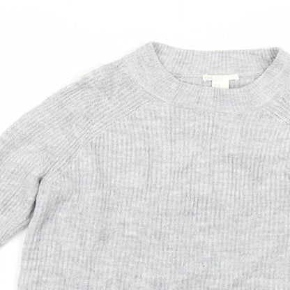 Womens UK Size M H&M Grey Pullover Jumper