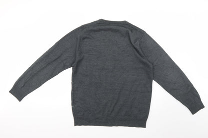 Cedar Wood State Mens Grey   Pullover Jumper Size M