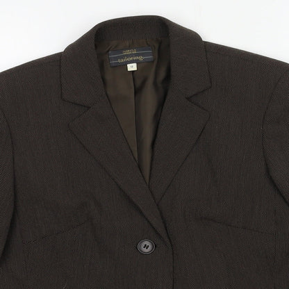 Marks and Spencer Womens Brown   Jacket Suit Jacket Size 12