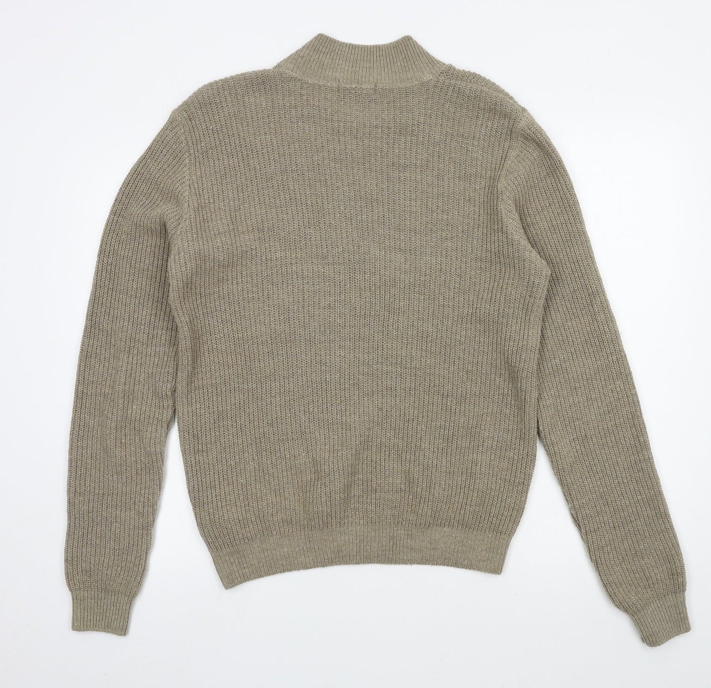 Boohoo Womens Brown  Knit Pullover Jumper Size S