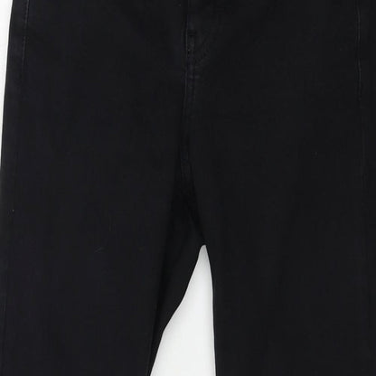 Topshop Womens Black  Denim Skinny Jeans Size 26 in L25 in