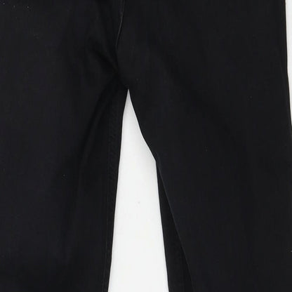 Topshop Womens Black  Denim Skinny Jeans Size 26 in L25 in