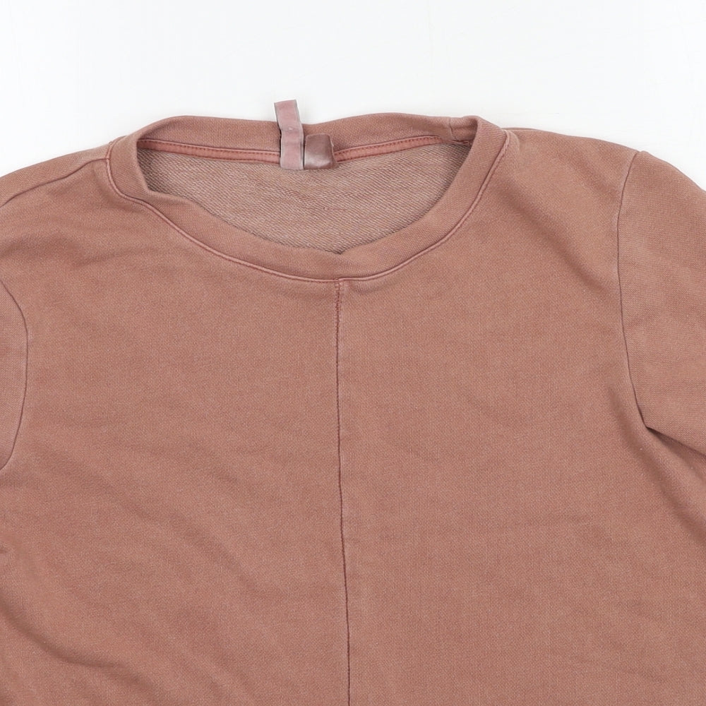 Womens UK Size S H&M Pink Basic T-Shirt