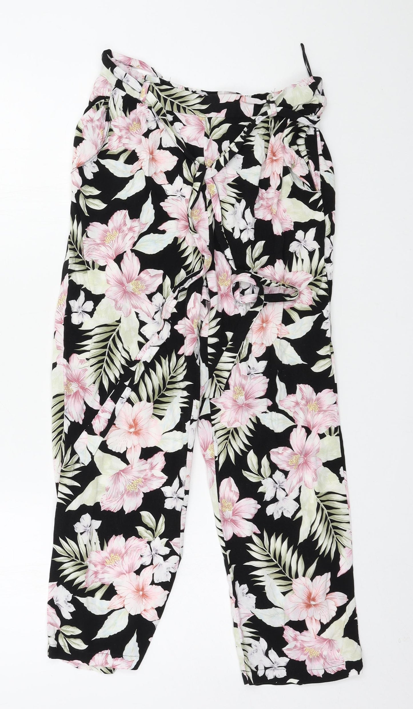 Womens UK Size 6 New Look Regular Fit  Black Trousers