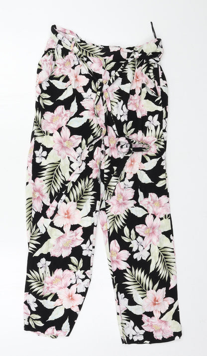 Womens UK Size 6 New Look Regular Fit  Black Trousers