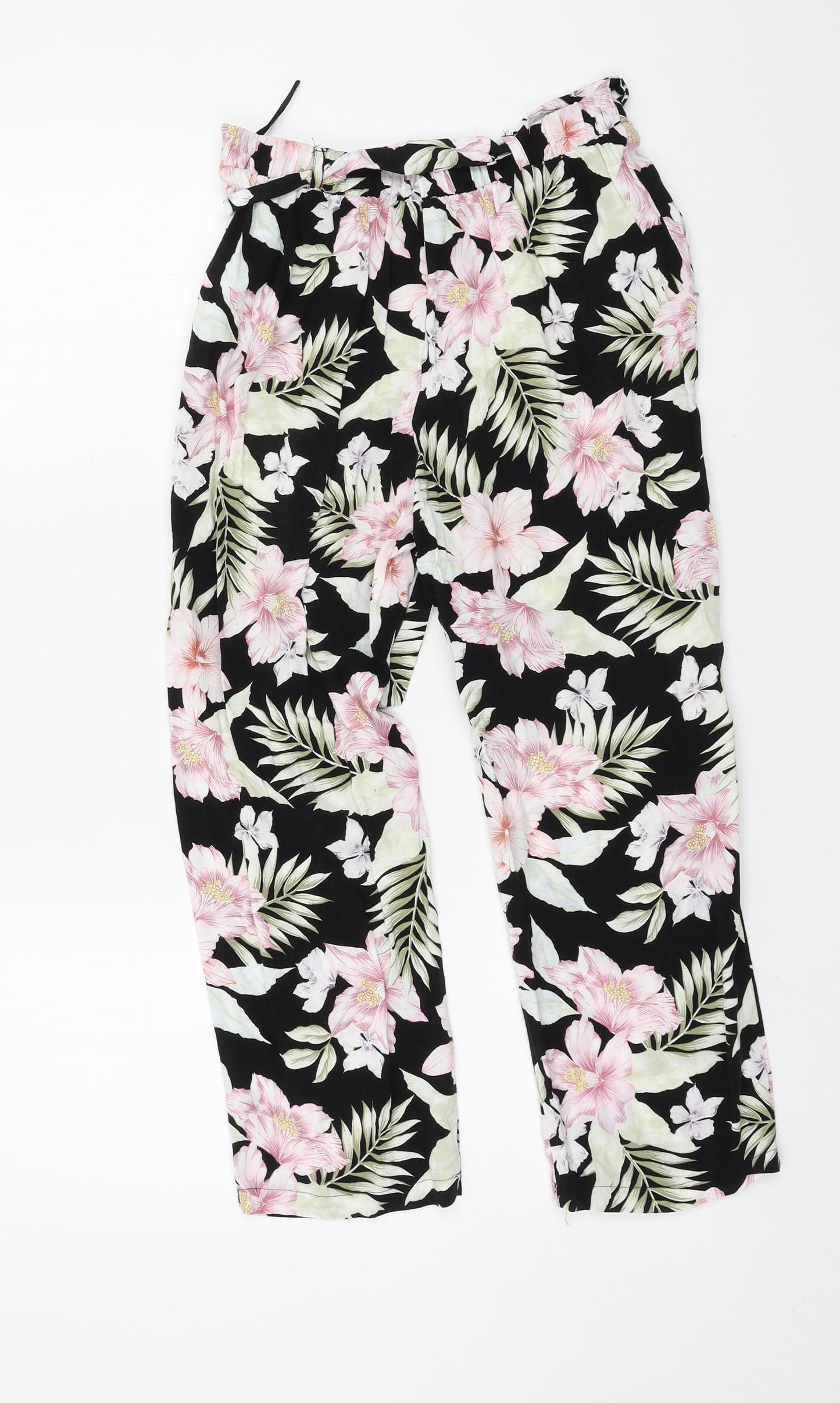 Womens UK Size 6 New Look Regular Fit  Black Trousers