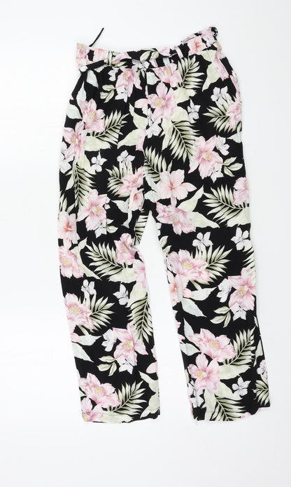 Womens UK Size 6 New Look Regular Fit  Black Trousers