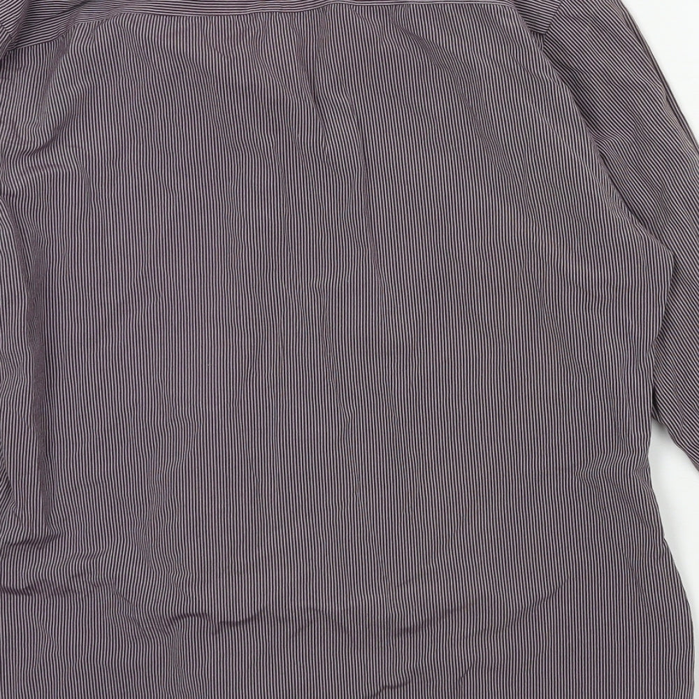 Mens UK Size M River Island Purple  Button-Up Long Sleeve Casual Shirt