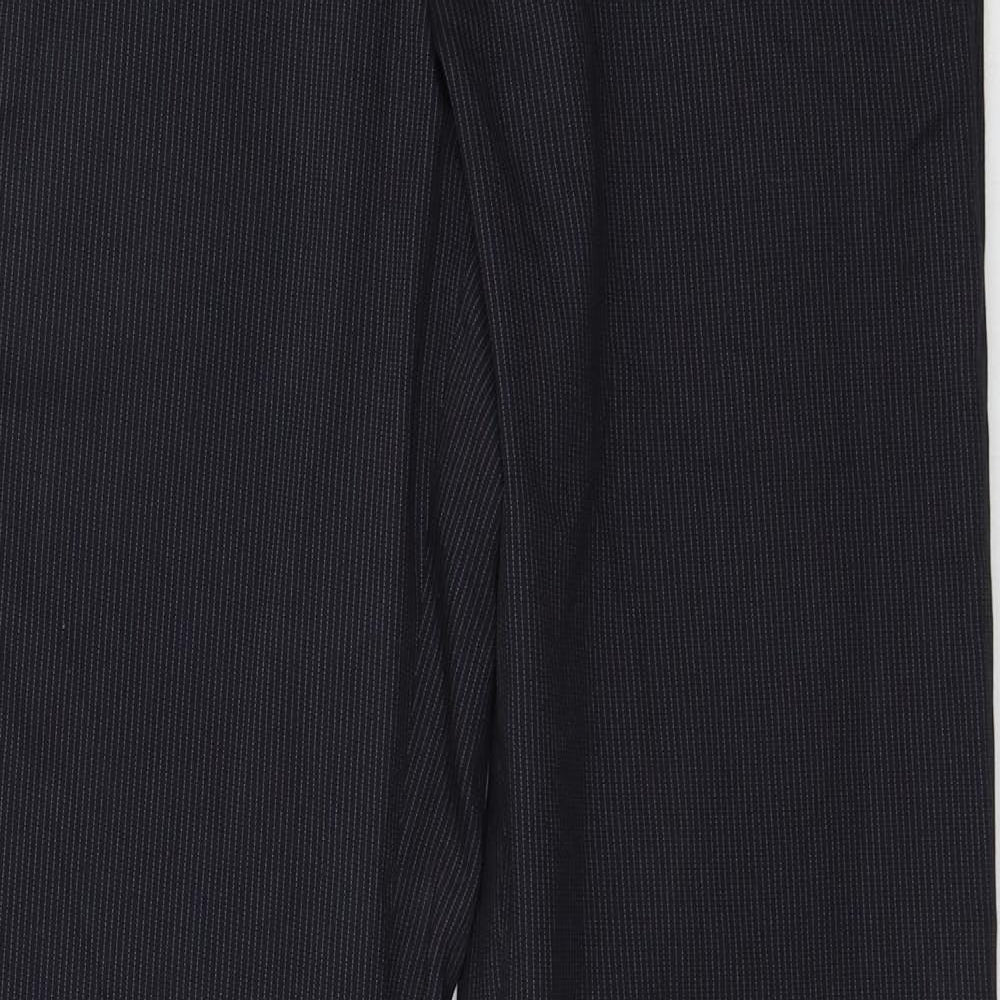 Burton Mens Blue Striped  Trousers  Size 30 in L30 in