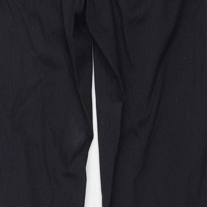 Burton Mens Blue Striped  Trousers  Size 30 in L30 in