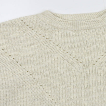 Primark Womens Ivory  Knit Pullover Jumper Size 12