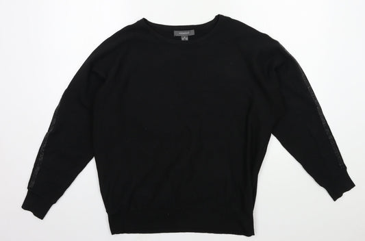 Primark Womens Black  Knit Pullover Jumper Size 12