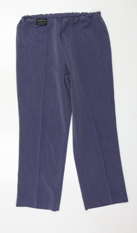 Classic Womens Blue   Trousers  Size 12 L26 in