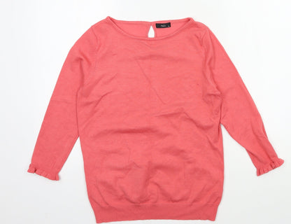 Womens UK Size 10 M&Co Multicoloured Pullover Jumper
