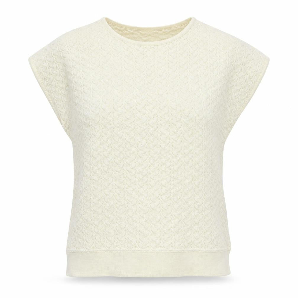 Womens UK Size 18 Littlewoods Ivory Basic T-Shirt
