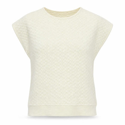 Womens UK Size 18 Littlewoods Ivory Basic T-Shirt
