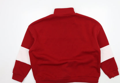 SheIn Womens Red  Jersey Pullover Sweatshirt Size L  - its the most wonderful time of the year