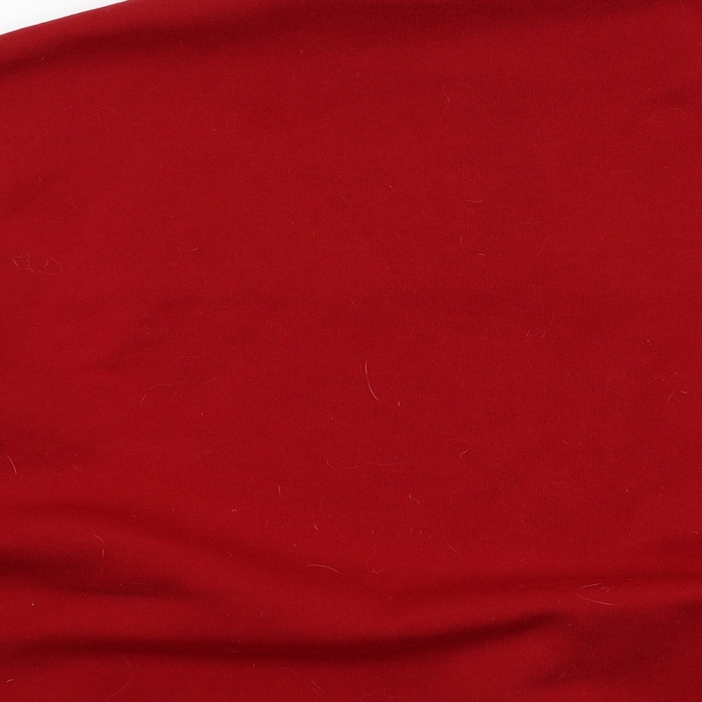 SheIn Womens Red  Jersey Pullover Sweatshirt Size L  - its the most wonderful time of the year