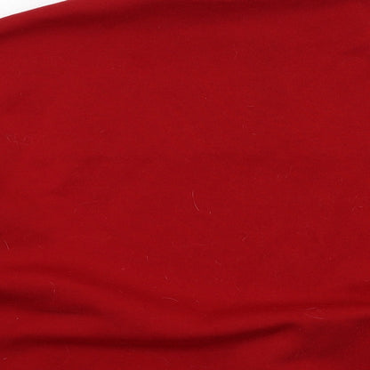 SheIn Womens Red  Jersey Pullover Sweatshirt Size L  - its the most wonderful time of the year