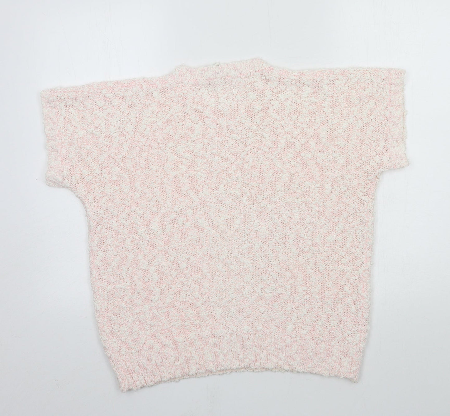Womens UK Size 18 Preworn Pink Pullover Jumper