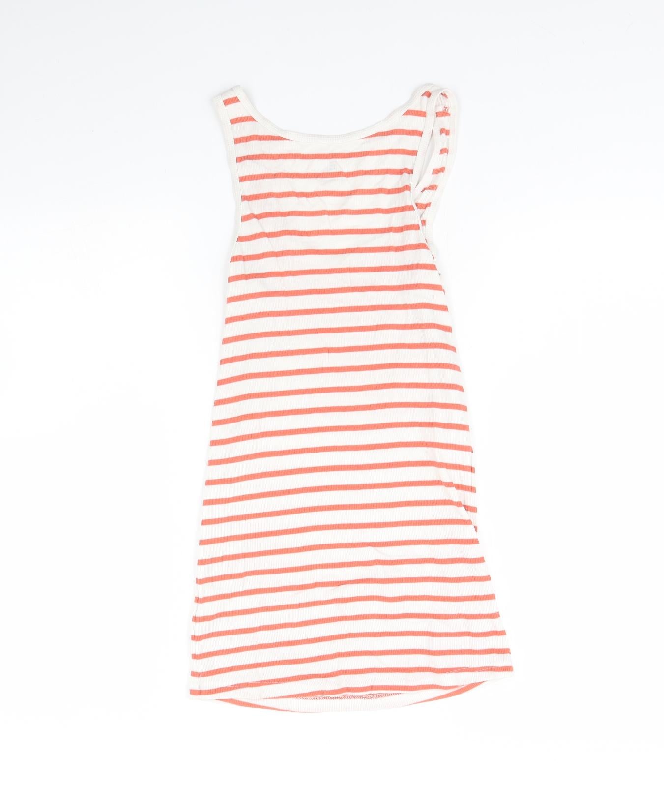 Womens UK Size M H&M White Basic Tank