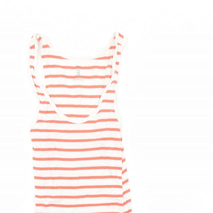 Womens UK Size M H&M White Basic Tank