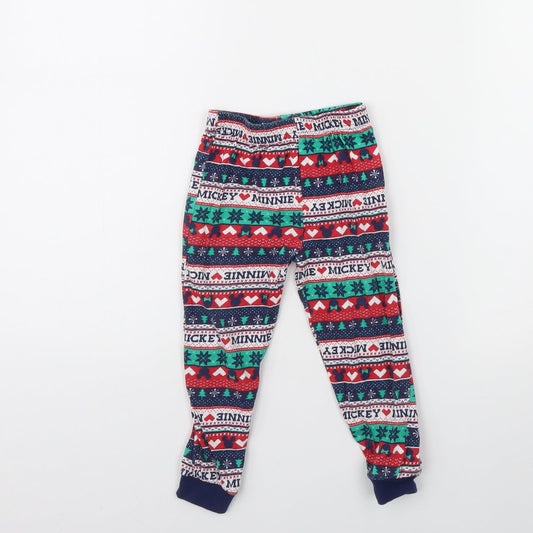 Nutmeg Baby Multicoloured Striped  Cami Pyjama Pants Size 18-24 Months  - Christmas