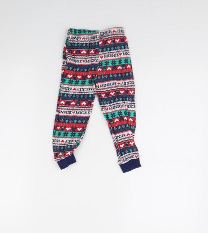 Nutmeg Baby Multicoloured Striped  Cami Pyjama Pants Size 18-24 Months  - Christmas