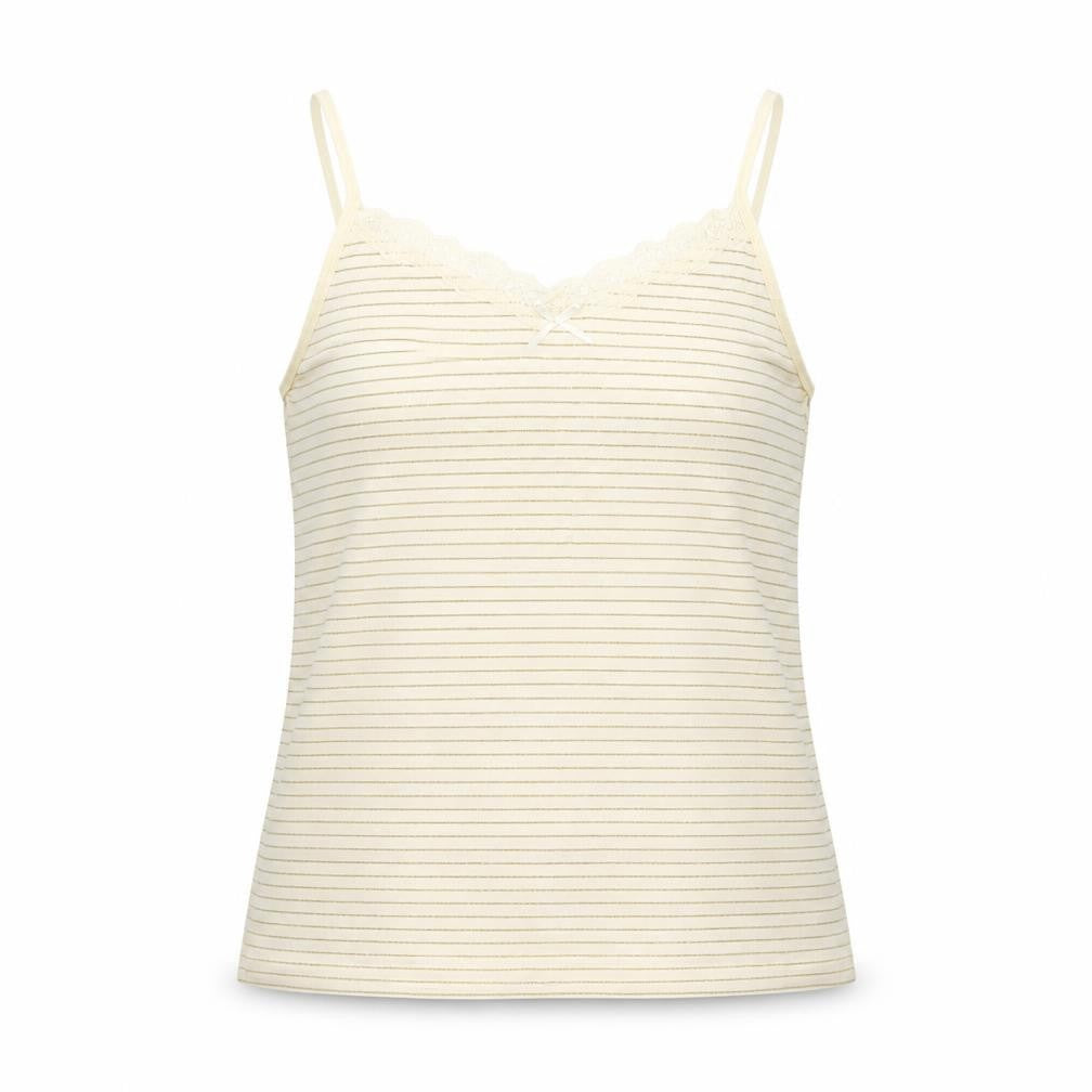 Womens UK Size 14 Preworn Ivory Basic Tank