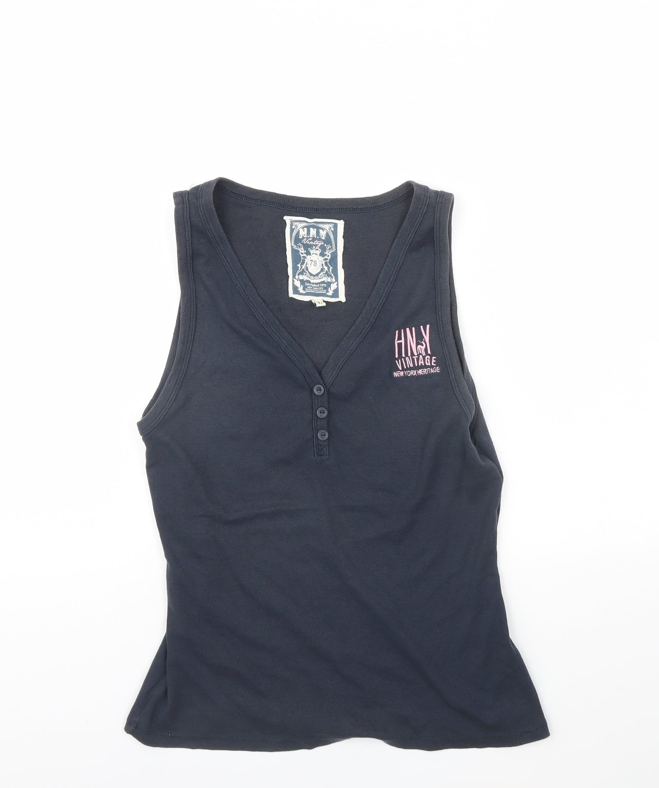 MNY Womens Blue   Basic Tank Size L