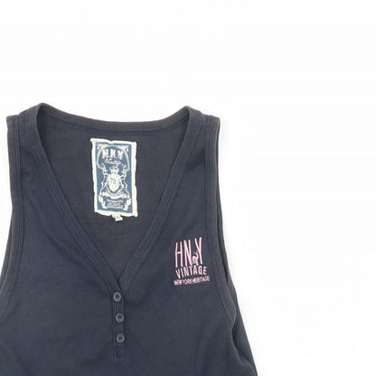 MNY Womens Blue   Basic Tank Size L