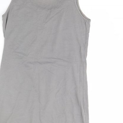 Topshop Womens Grey   Tank Dress  Size 12