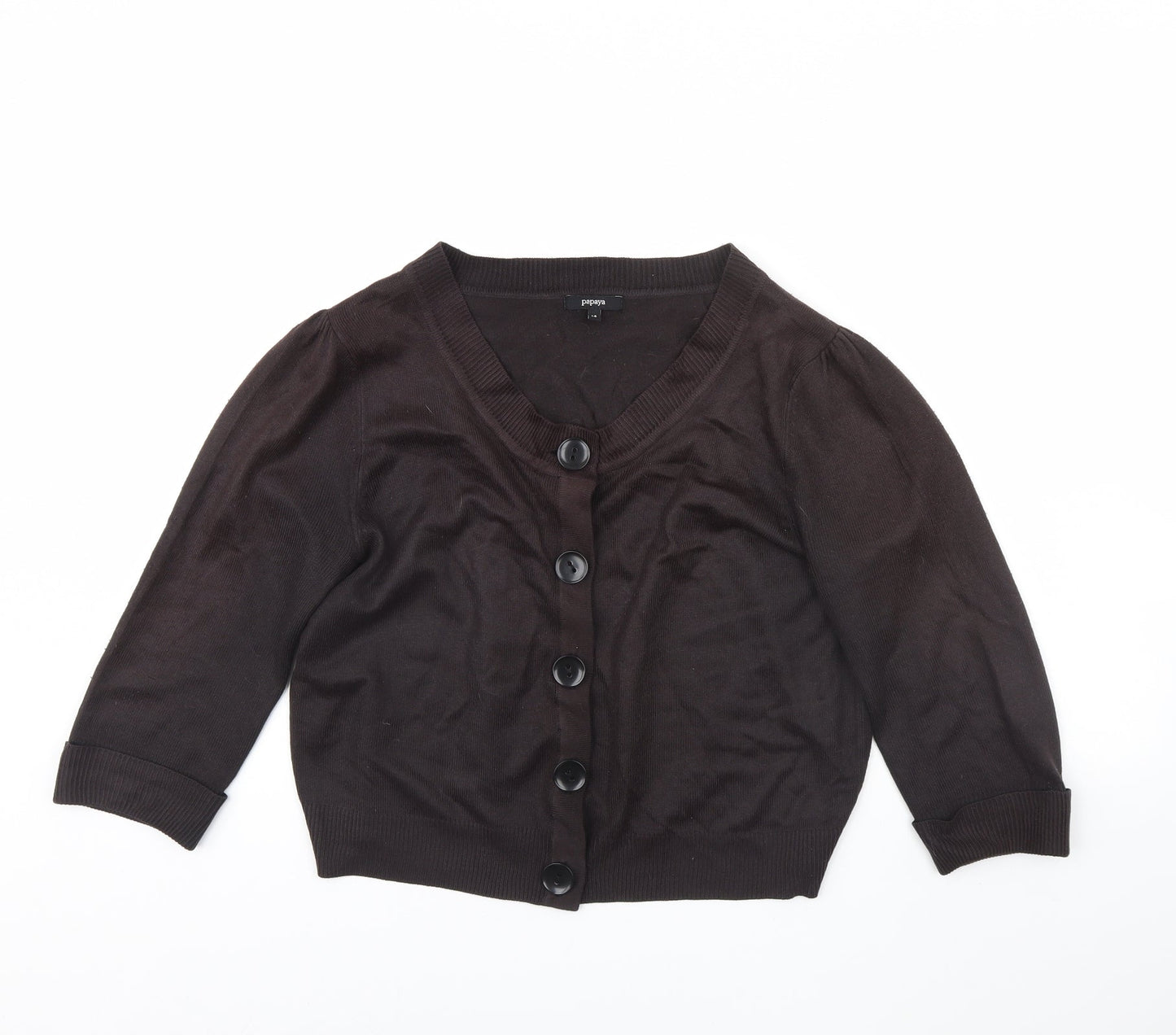 Papaya Womens Brown   Jacket  Size 14