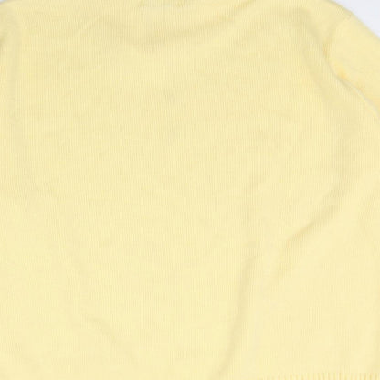Lizzi Clarke Womens Yellow   Henley Jumper Size L