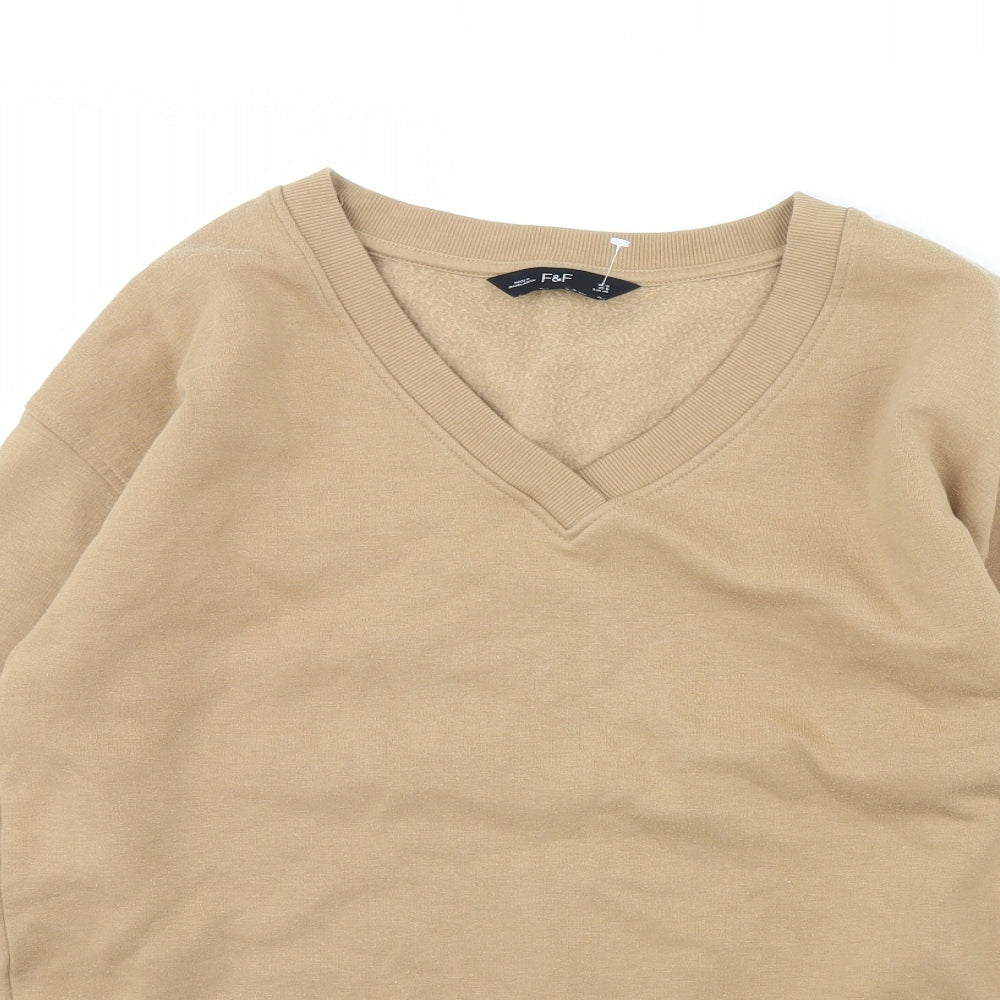F&F Womens Brown   Pullover Jumper Size 12