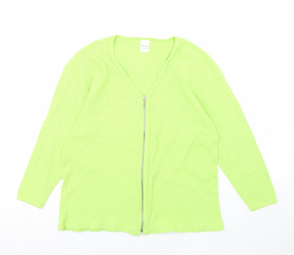 Womens UK Size 14 Preworn Green Jacket