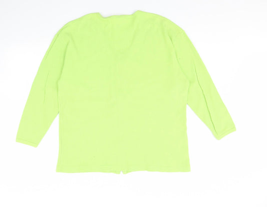 Womens UK Size 14 Preworn Green Jacket