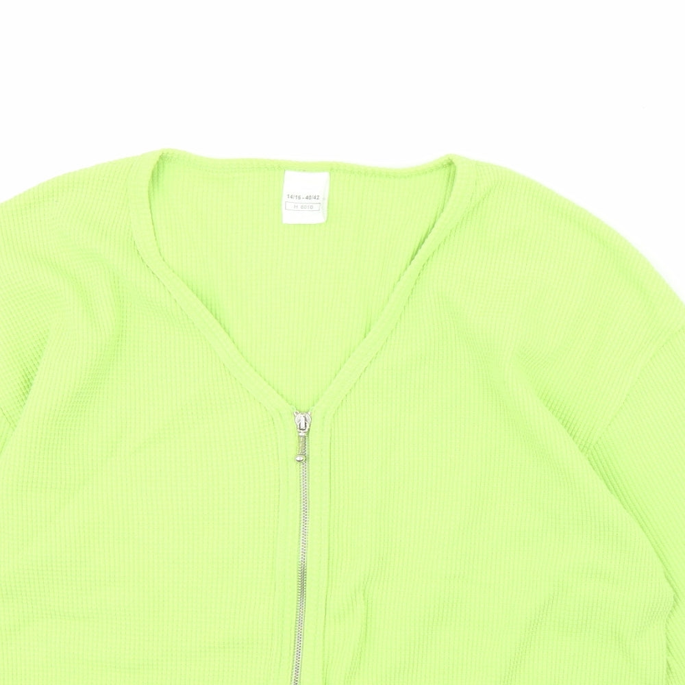 Womens UK Size 14 Preworn Green Jacket