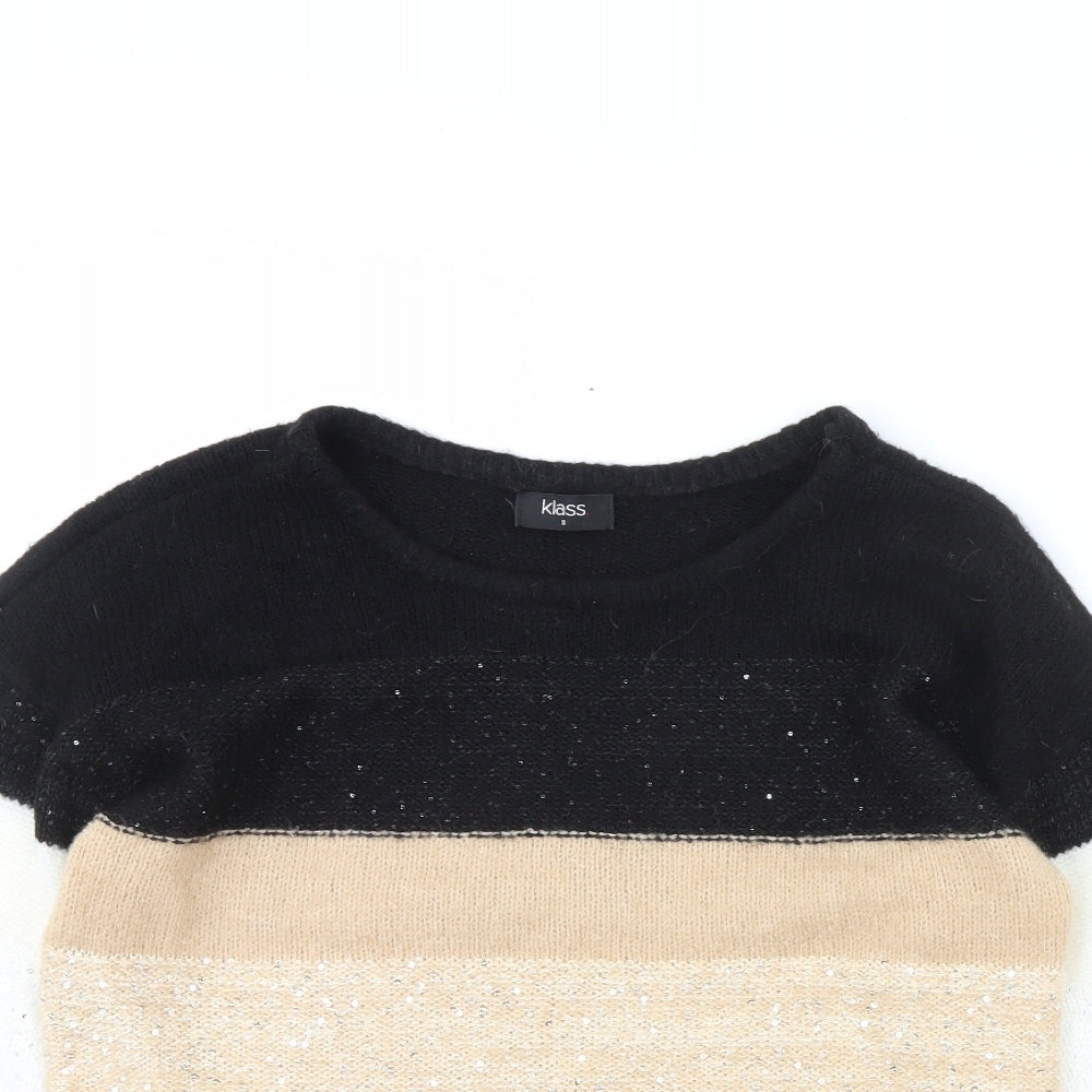Womens UK Size S Klass Beige Pullover Jumper