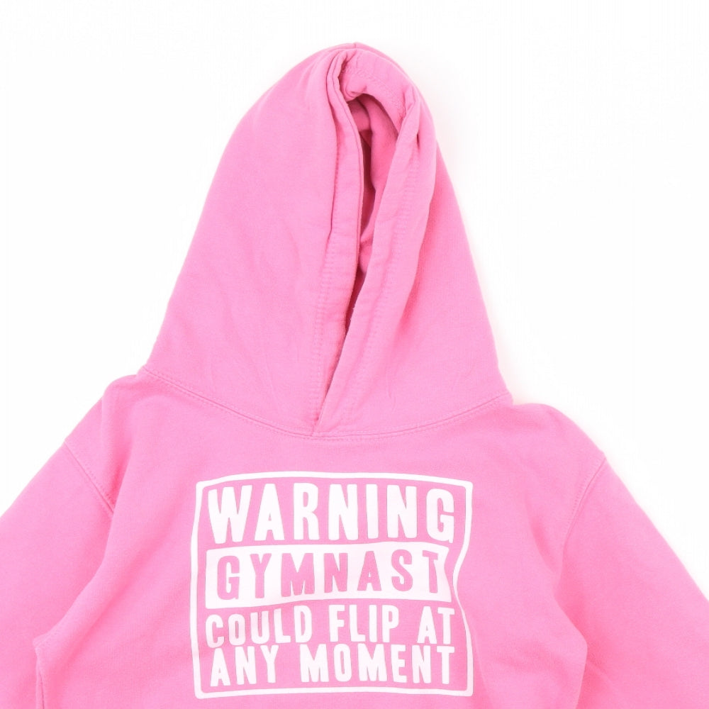 AWD Boys Pink   Pullover Hoodie Size 9 Years  - Gymnast